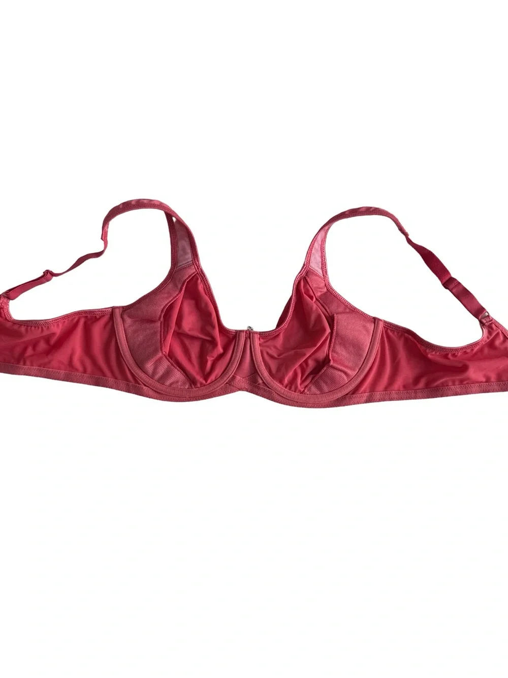 BREEZIES Women’s Bra Sz 36B Signature Shine Unlined Underwire Pink Coquette - Picture 4 of 5